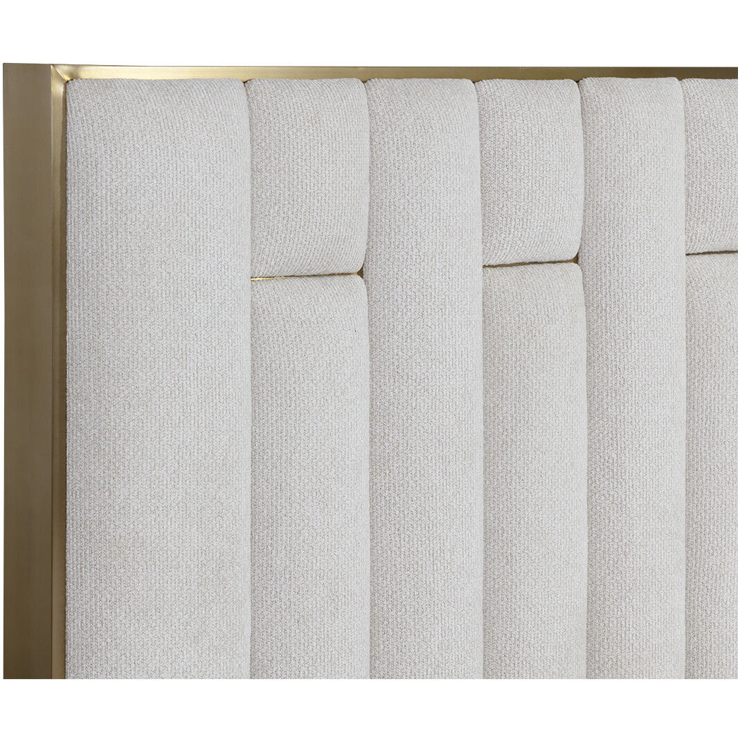 Nemu Rhea Light Barley Bed, King